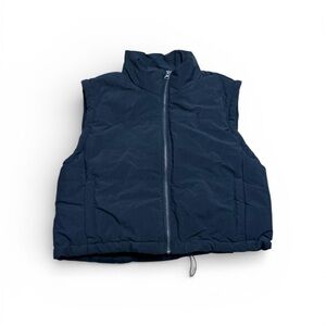 Stylish Black Puffer Vest